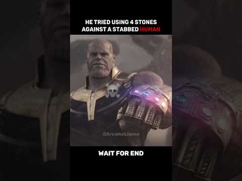 Thanos Using Only One Stone Until He Met Ironman🔥💀 #actionmovies #marvel #movie #shorts #mcu #tony