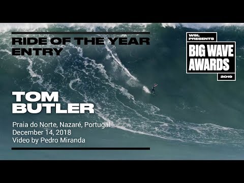 Tom Butler at Nazaré - 2019 Ride of the Year Entry - WSL Big Wave Award