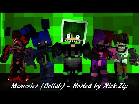"Memory" | Song by Rockit Gaming | FNAF Joy Of Creation | Minecraft/FNAF Collab Animation