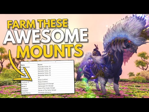 50 Mounts You Can Farm Daily in FFXIV!
