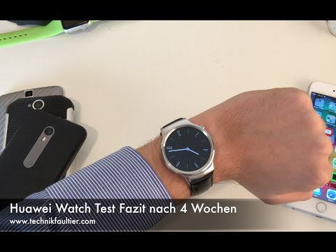 Huawei Watch Test Fazit nach 4 Wochen