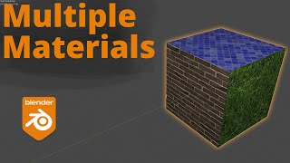 Blender 3.3 - Multiple Materials On One Object
