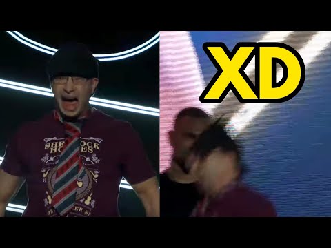 DARO LEW PRZEWRACA SIĘ PODCZAS WEJŚCIA XD (HL 6 Konferencja)