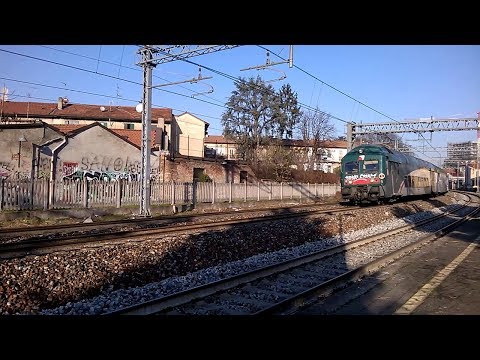 E464 390+5 2 piani Trenord - Monza Sobborghi - 02/01/2020