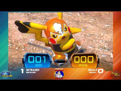 SkyRasen (Pikachu Libre/Machamp) vs SKDale (Sceptile/Garchomp) - Pokken at LWG - 4-3-18