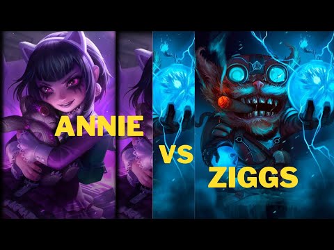 Annie VS Ziggs (Mid)GamePlay - League Of Legends - Wild Rift.