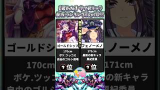 【最新版】新キャラ追加!! ウマ娘身長ランキングTop10!! #shorts #ウマ娘 #ウマ娘プリティーダービー #ゴールドシップ #競馬