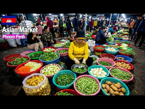 Asian Market Adventure 🇰🇭 Exploring Chbar Ampov Market in Phnom Penh