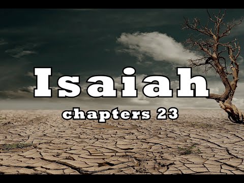 Isaiah chapter 23 Bible Study