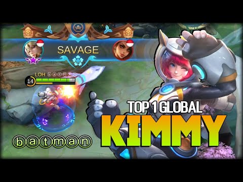 SAVAGE!! 100% Perfect Target Lock of Maximum Charge! ⓑⓐⓣⓜⓐⓝ Top 1 Global Kimmy - Mobile Legends