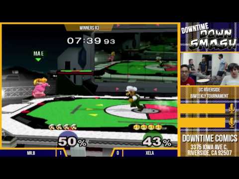 Downtime Downsplash - Singles WR3: Mr. B (Luigi) vs. Xela (Peach)