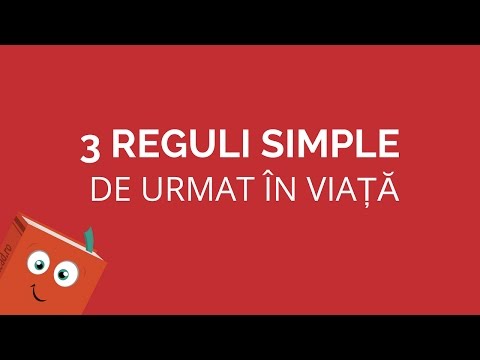 3 Reguli simple pentru o viață Fericită