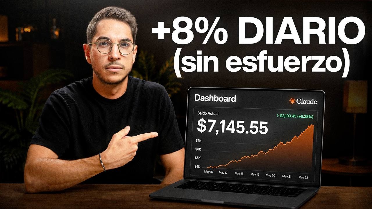 Le Doy $100 a Claude Para Que Haga Trading Por Mí