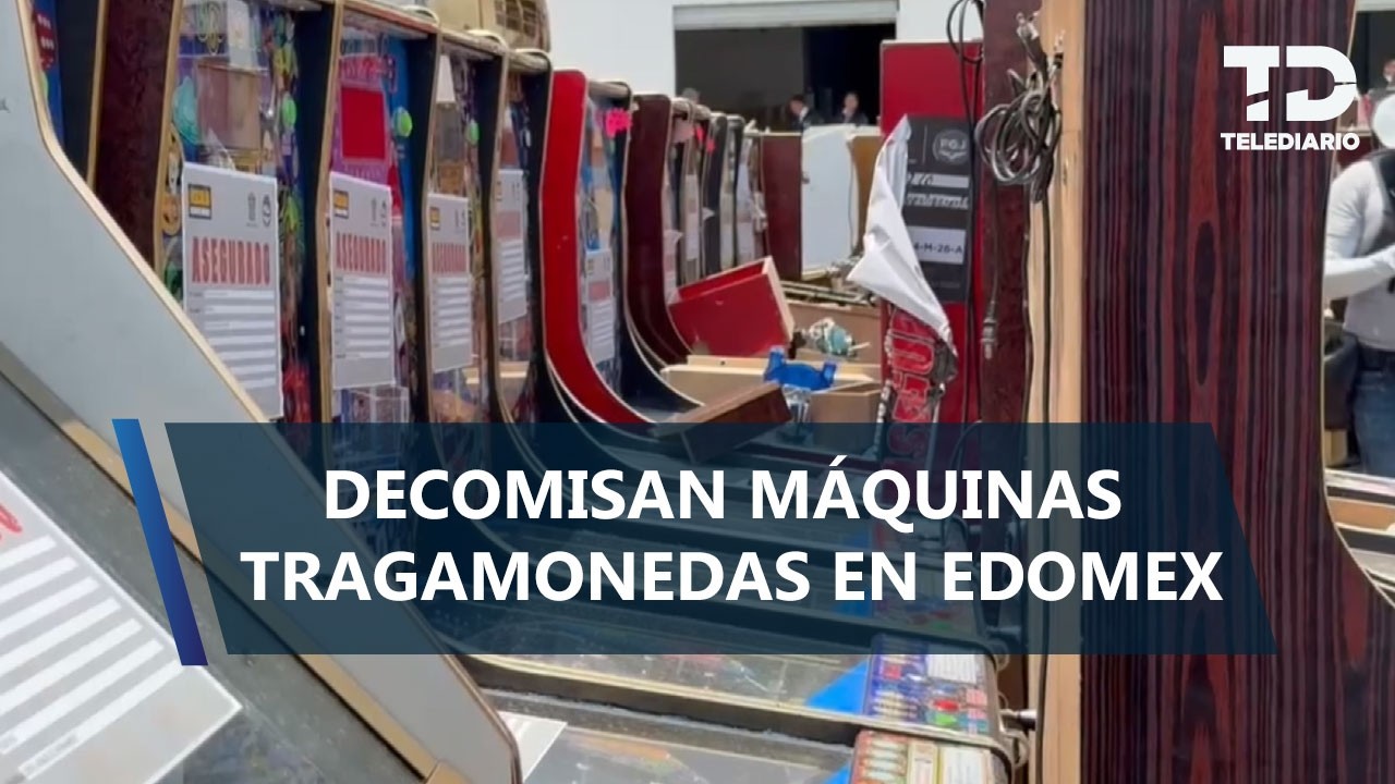 Operativo 'Dos de Bastos': Fiscalía del Edomex decomisa más de 2 mil máquinas tragamonedas