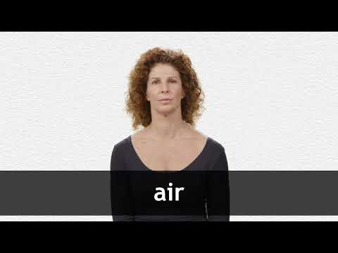 How to pronounce AIR in American English