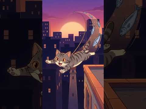 Rooftop Cat: One-Click Runner video thumbnail