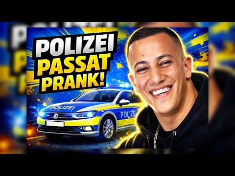 POLIZEI PASSAT 150 PS PRANK LACHFLASH FARID BANG RASER SZENE