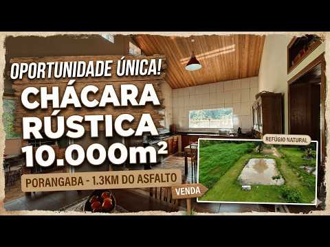 CHÁCARA DE OPORTUNIDADE em Porangaba 😱 10.000m² com LAGO e RIO! - R$ 749.000,00✔