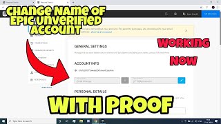 How To Change Your Display Name & Email (UNVERIFIED) #FORTNITE #FORTNITEACCOUNT #FORTNITECHANGE