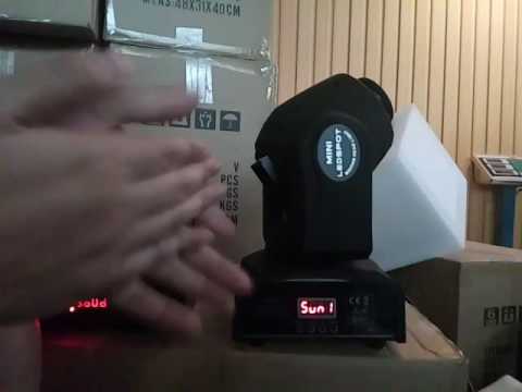 LED spot moving head Sound mode setting