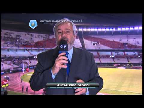 El análisis de Alejandro Fabbri. River 1 - Vélez 0. Fecha 15. Torneo Final 2014. FPT