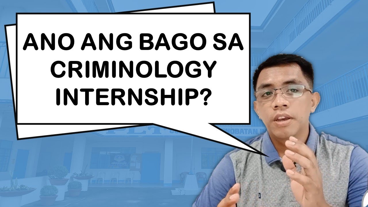 Putar video ANO ANG BAGO SA CRIMINOLOGY INTERNSHIP | Criminology Talks sekarang ANO ANG BAGO SA CRIMINOLOGY INTERNSHIP | Criminology Talks