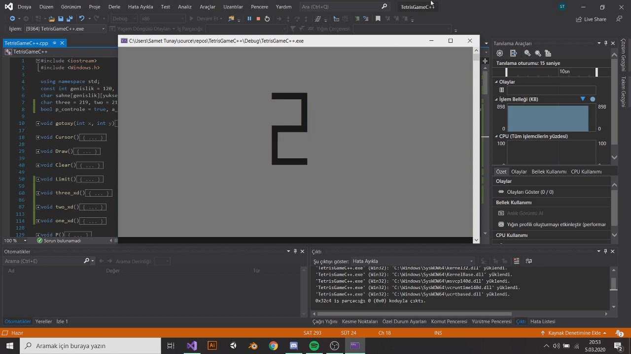 C++ / Console Application / boring days