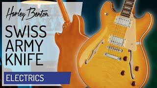 Video thumbnail for Harley Benton - HB-35Plus Lemon - Semi-Hollow - Presentation - by Harley Benton