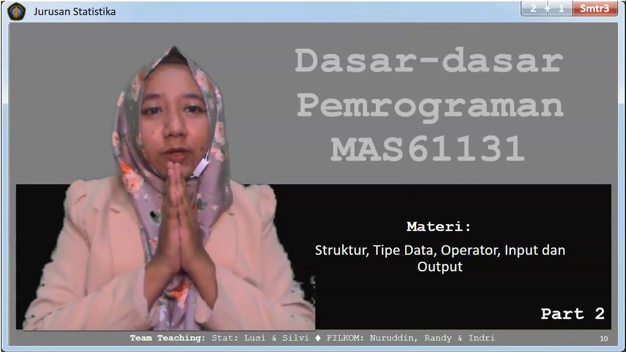 Tipe Data dalam pascal dan Operator