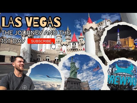 FIRST TIME IN LAS VEGAS 🎰🇺🇸 | Travel Chaos, Big Wins & Exploring the Strip! (Day 1)