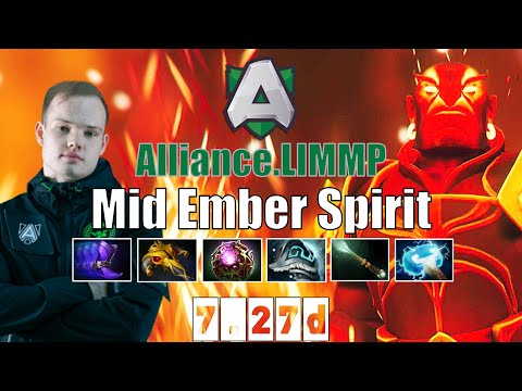 Ember Spirit | Alliance.LIMMP | Mid Ember Spirit | 7.27d Gameplay Highlights