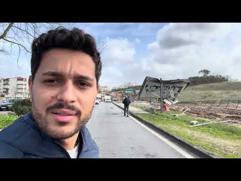 Tempestade deixou destruição em Leiria - Portugal 🇵🇹 