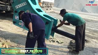 Lắp Đinh Búa Bằng Xe Đào Dễ Dàng - Hừng Sáng