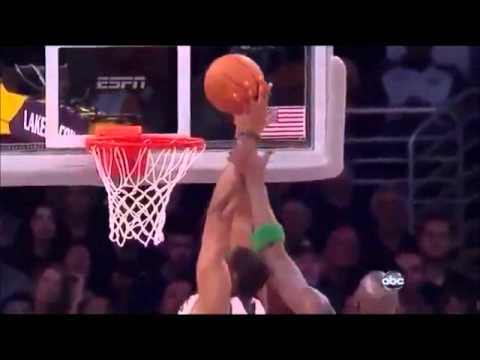 Andrew Bynum destroys Kevin Garnett & Boston Celtics