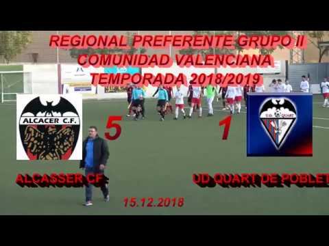 16J  ALCASSER CF 5 UD QUART DE POBLET 1 15 12 2018