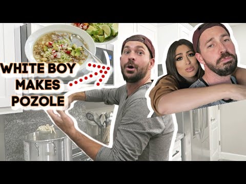 WHITE Husband Makes POZOLE for the FIRST TIME *HILARIOUS*