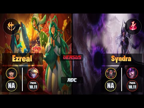 Cody Sun EZREAL (ADC) [Conqueror] VS SYNDRA - Grandmaster NA Patch 10.11