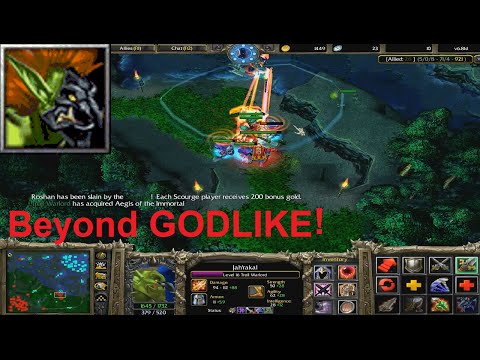 DotA 6.81d - Troll Warlord, Jah'rakal Beyond GODLIKE !