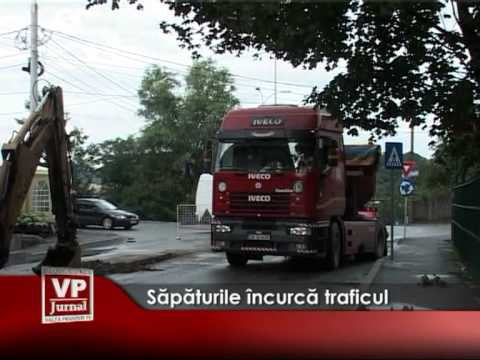Săpăturile încurcă traficul