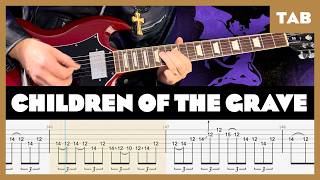 Black Sabbath - Children of the Grave - Guitar Tab | Lesson | Cover | Tutorial
