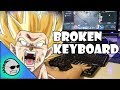 Raging Gamer Breaks Keyboard