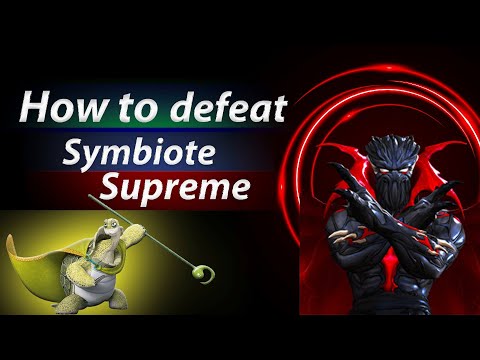 How to defeat Symbiote Supreme EPIC Difficulty - Marvel Contest of Champions