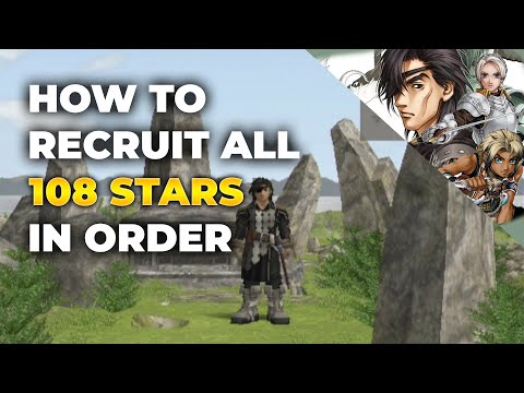 How to recruit ALL 108 stars of destiny in Suikoden 3 in Order