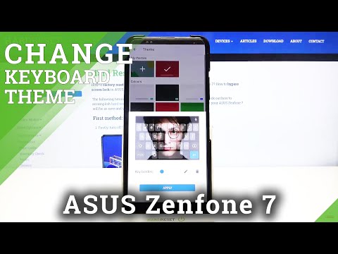 Customize Keyboard & Create new Keyboard Theme - ASUS Zenfone 7