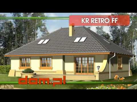 Projekty domów z poddaszem - KR Retro