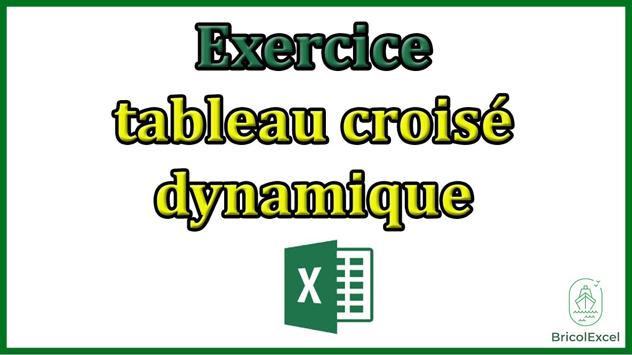 Exercice tableau croisé dynamique pdf avec corrigé