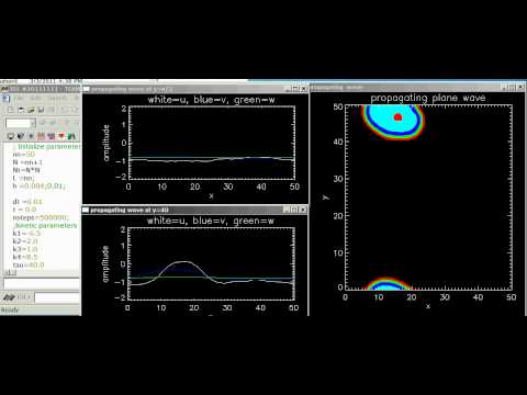 Three-component excitable media  k1_6.5sigma0.20_h0.004.avi