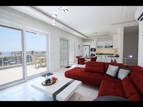 Alanya Mahmutlar Duplex 4 Zimmer Wohnung mit Terrasse mit 4 Bädern! voll ausgestattet...