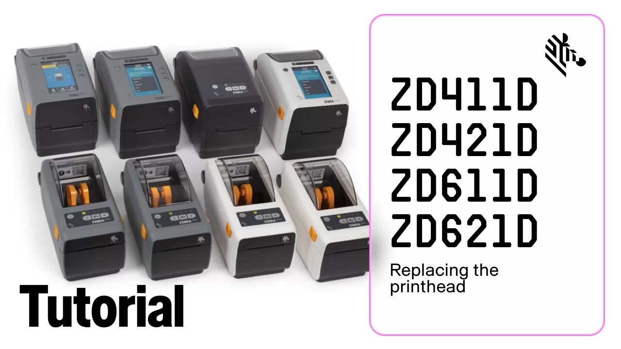 Zebra ZD621D – החלפת ראש הדפסה (Printhead Replacement)