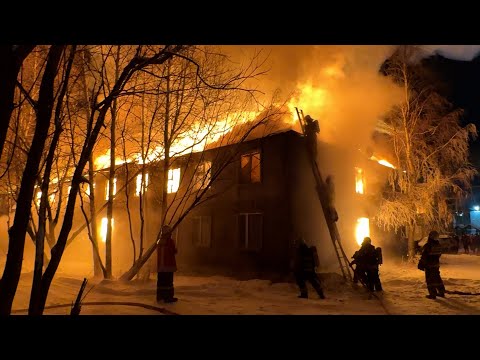 Что произошло. 09.12.25. Пожар в Сургутском районе оставил десятки семей без крова